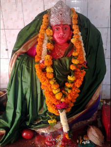 At Shri Mahalsa Devi Mandir, Chalisgaon